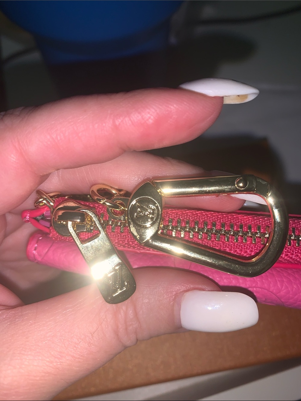 Pink Monogram Card & Key Holder - Picture 6 of 6